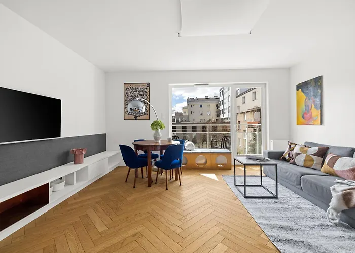 Silver House By Centrum Wanna Parking 5 Min Do Plazy Apartman Gdynia